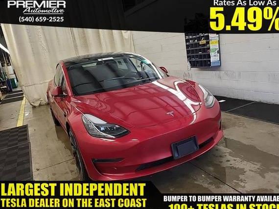 TESLA MODEL 3 2022 5YJ3E1EC7NF258953 image